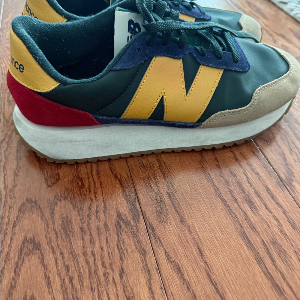 New Balance Green and Yellow Sneakers